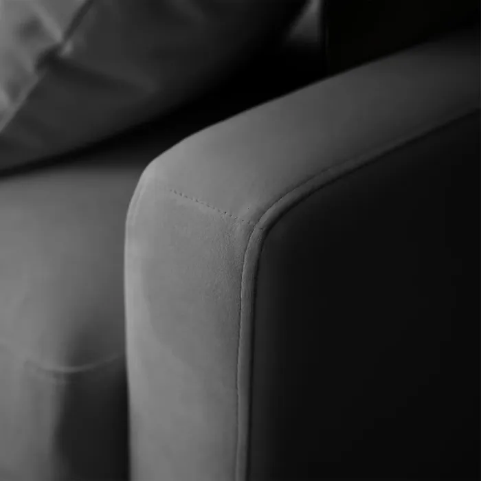 Хорошее настроение Диван прямой, серебристо-серый