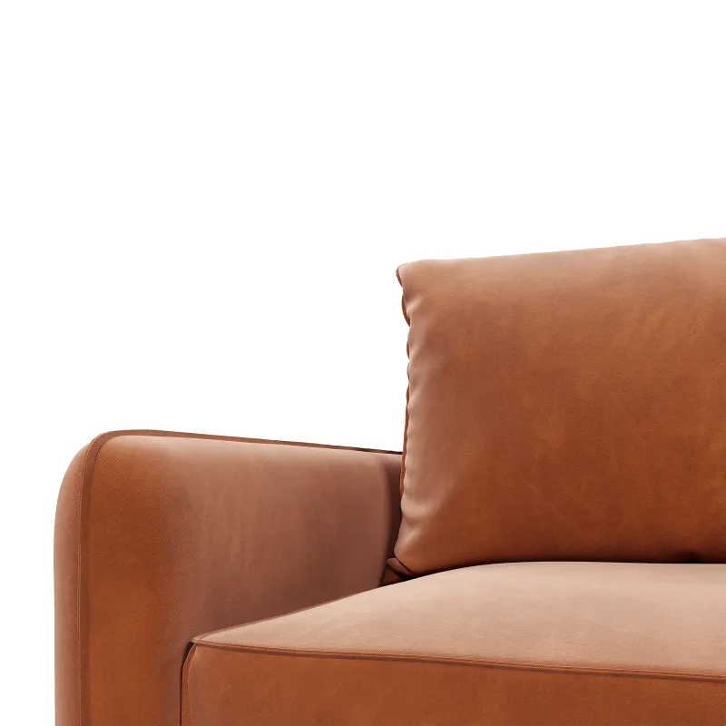 ПОРТЛЕНД Диван прямой терракотовый ПОРТЛЕНД Диван прямой терракотовый