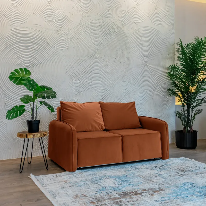 ПОРТЛЕНД МИНИ Диван прямой терракотовый ПОРТЛЕНД МИНИ Диван прямой терракотовый