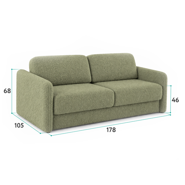 ПРОСТОЕ СЧАСТЬЕ Диван прямой оливковый