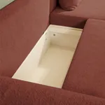 ФОРМУЛА УЮТА Диван угловой, терракотовый