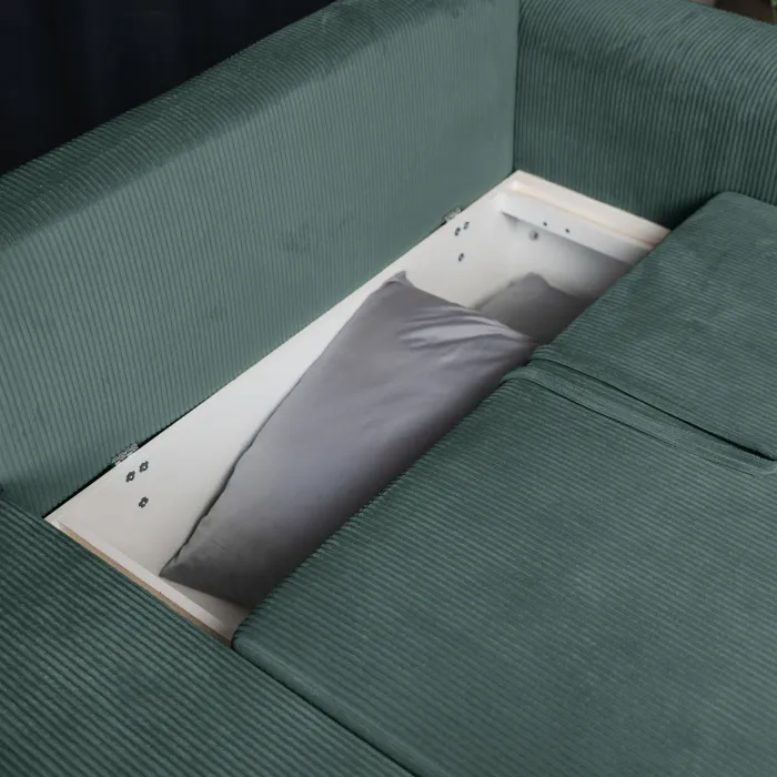 ДОЛГОЖДАННЫЙ ОТПУСК Диван угловой, изумрудный