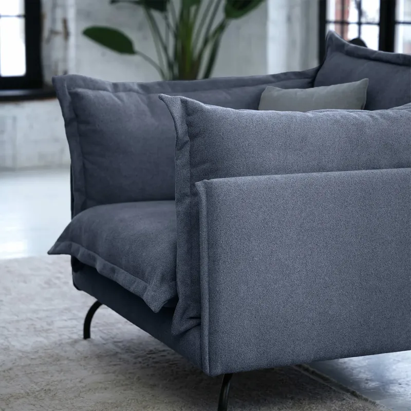 Облако комфорта Кресло, серо-синий