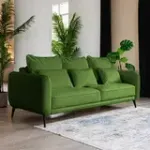 СЧАСТЛИВЫЙ ДЕНЬ Диван прямой, темно-оливковый