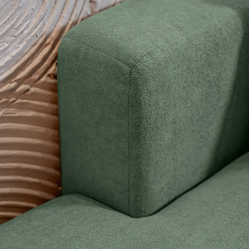 НОВЫЕ ЭМОЦИИ Диван угловой, темно-зеленый