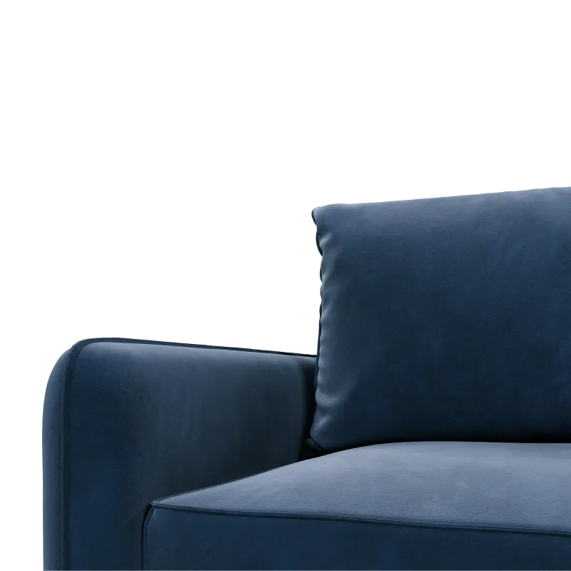 ПОРТЛЕНД Диван прямой синий ПОРТЛЕНД Диван прямой синий