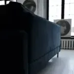 Хорошее настроение Диван прямой, сапфировый