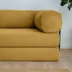 ПОЛЕЗНАЯ ПРИВЫЧКА Диван прямой, горчичный