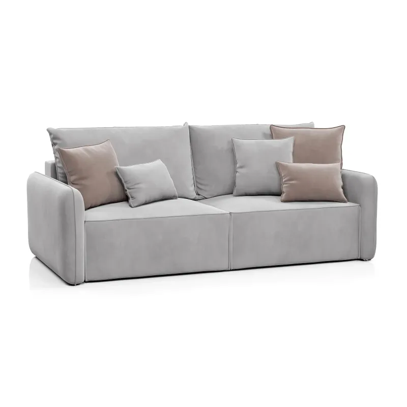 ПОРТЛЕНД Диван прямой светло-серый ПОРТЛЕНД Диван прямой светло-серый