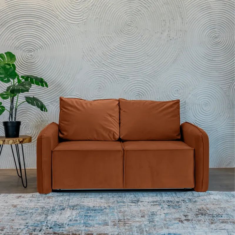 ПОРТЛЕНД МИНИ Диван прямой терракотовый ПОРТЛЕНД МИНИ Диван прямой терракотовый