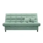 ЮТА Диван прямой мятный ППУ, с черными ножками