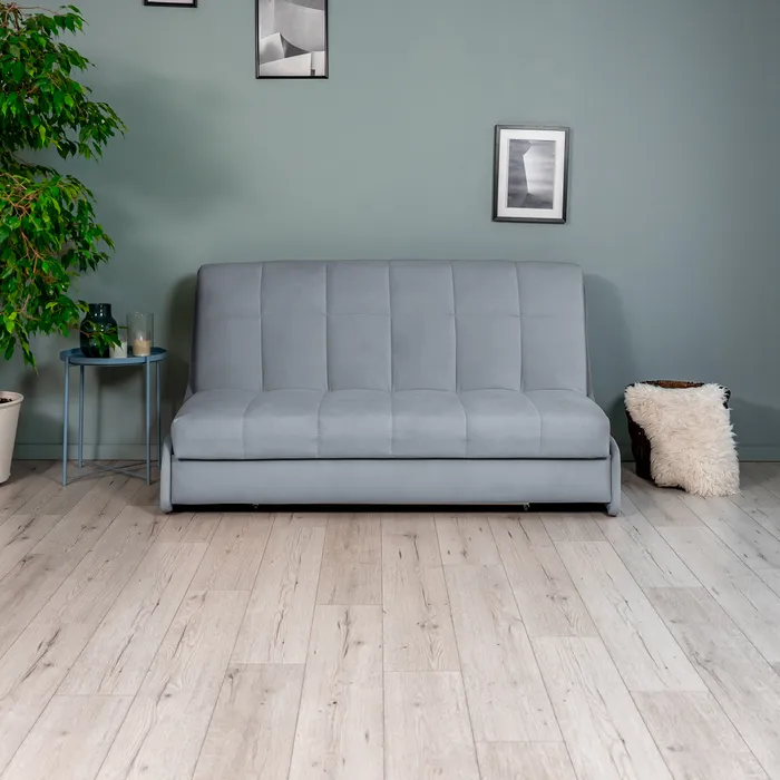 ТОКИО Складная кровать светло-серая, 160 ППУ