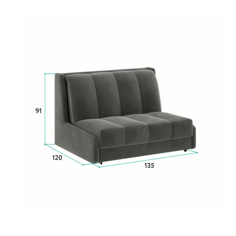 ВЕНЕЦИЯ Складная кровать темно-синяя, 125