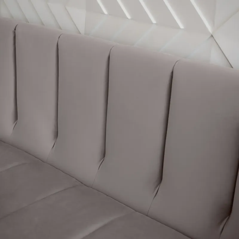 ВЕНЕЦИЯ Складная кровать серо-бежевая, 185