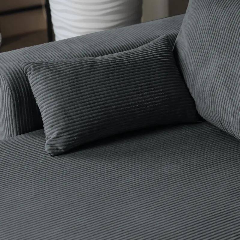 ДОЛГОЖДАННЫЙ ОТПУСК Диван угловой, графитовый ДОЛГОЖДАННЫЙ ОТПУСК Диван угловой, графитовый