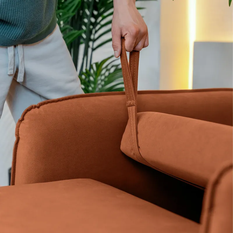 ПОРТЛЕНД Кресло-кровать терракотовое ПОРТЛЕНД Кресло-кровать терракотовое