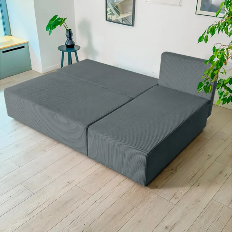 Корсо Лайт Диван угловой Cilium графитовый