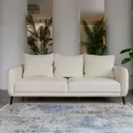 СЧАСТЛИВЫЙ ДЕНЬ Диван прямой, молочный