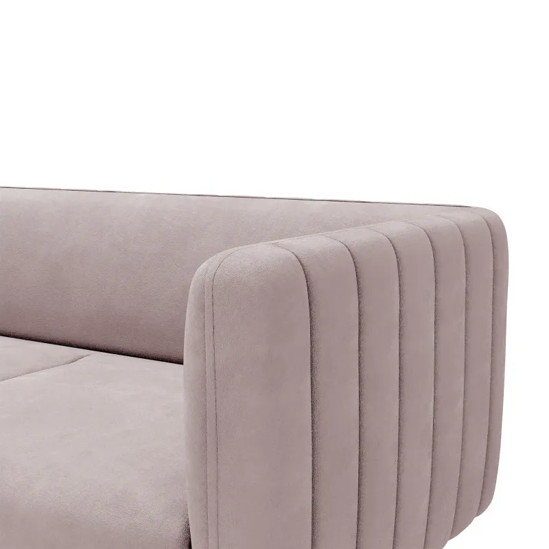 РИО Диван прямой розовый