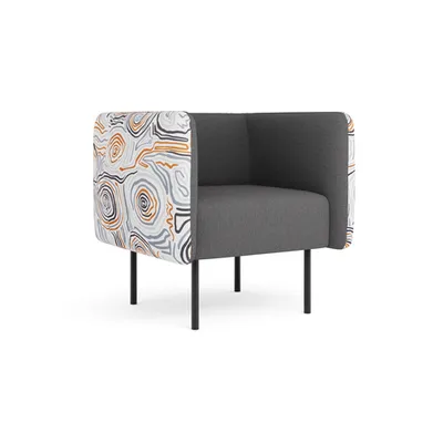 РИО Кресло серое Kobayasi