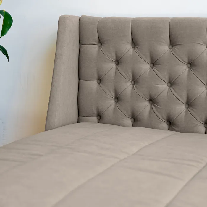 РИЧМОНД Складная кровать серо-бежевая, 200