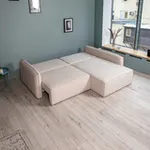 ПОРТЛЕНД Диван угловой светло-бежевый, букле