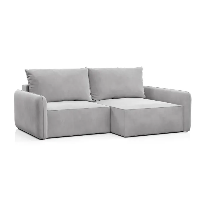 ПОРТЛЕНД Диван угловой светло-серый
