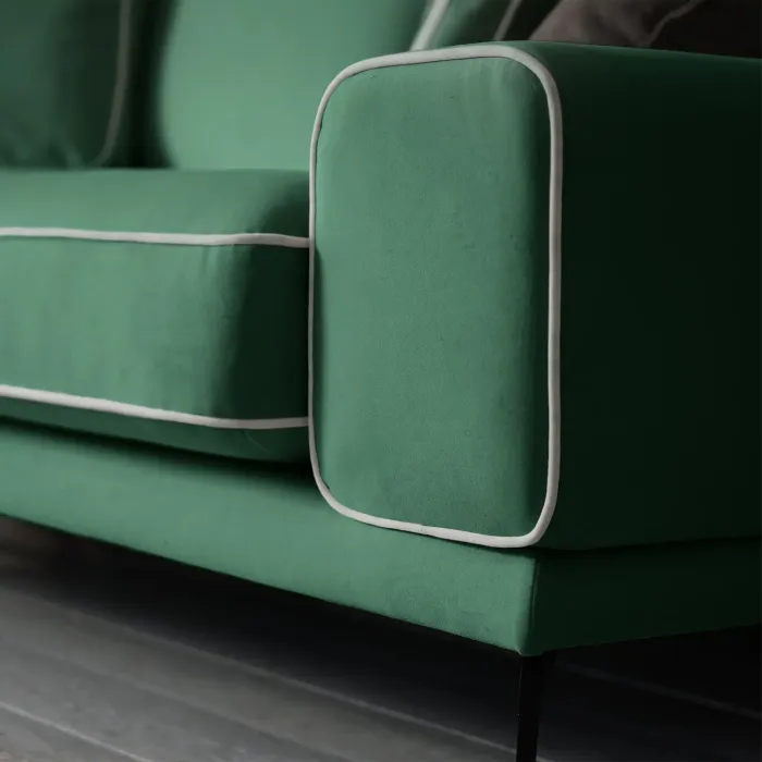 Солнечное побережье Диван прямой, зеленый