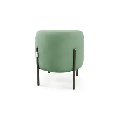 Маленькая радость Пуф круглый на ножках, мятный