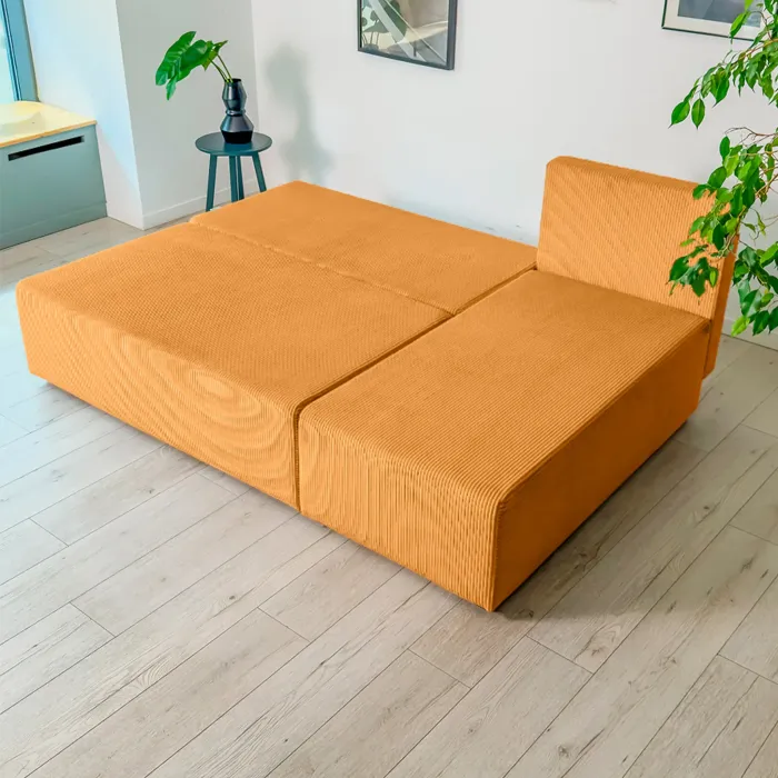 Корсо Лайт Диван угловой Cilium горчичный