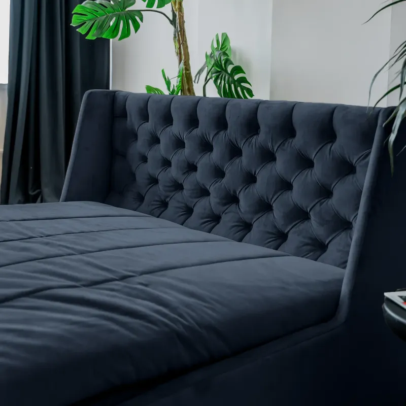 РИЧМОНД Складная кровать темно-синяя, 200