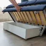 РИЧМОНД Складная кровать темно-синяя, 125