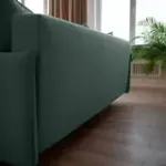 СКАНДИ Диван тканевый прямой мятный