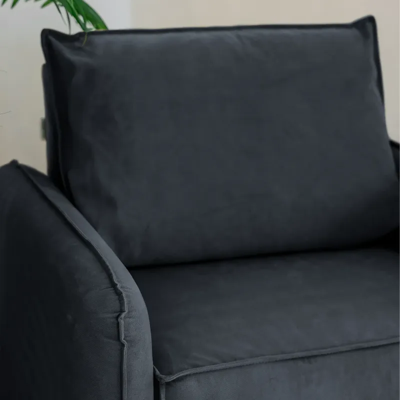 ПОРТЛЕНД Кресло-кровать серое