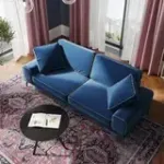 Солнечное побережье Диван прямой, сапфировый