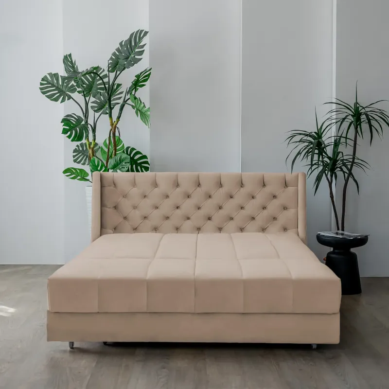 РИЧМОНД Складная кровать светло-бежевая, 185