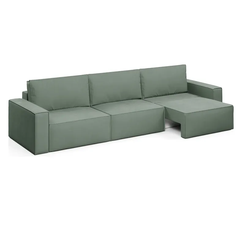 КОРСО XL Диван тканевый прямой темно-зеленый КОРСО XL Диван тканевый прямой темно-зеленый