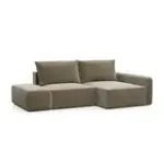 ПОРТЛЕНД Диван угловой с банкеткой бежевый