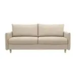СКАНДИ Диван тканевый прямой бежевый
