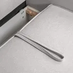 ПОРТЛЕНД Диван угловой светло-серый, букле