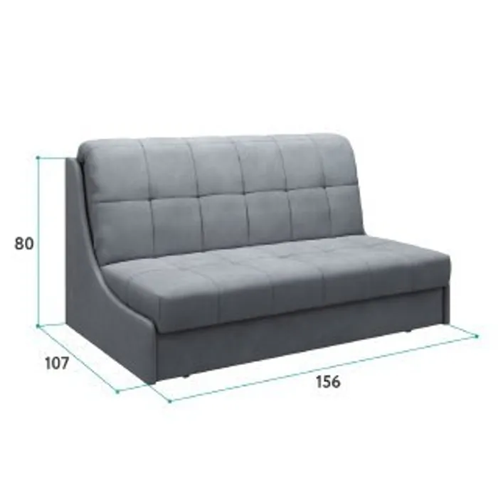 ТОКИО Складная кровать светло-серая, 146 ППУ