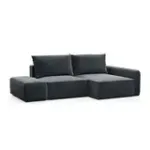 ПОРТЛЕНД Диван угловой с банкеткой серый