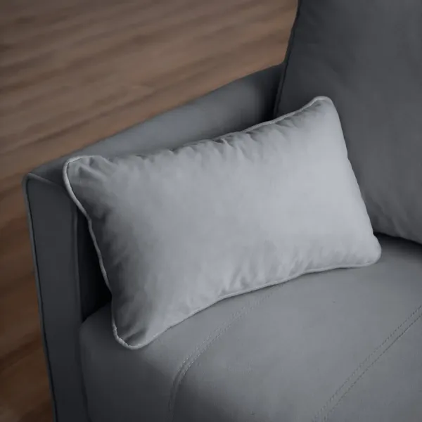 РИМИНИ Диван прямой светло-серый