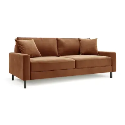 Хорошее настроение Диван прямой, медно-коричневый