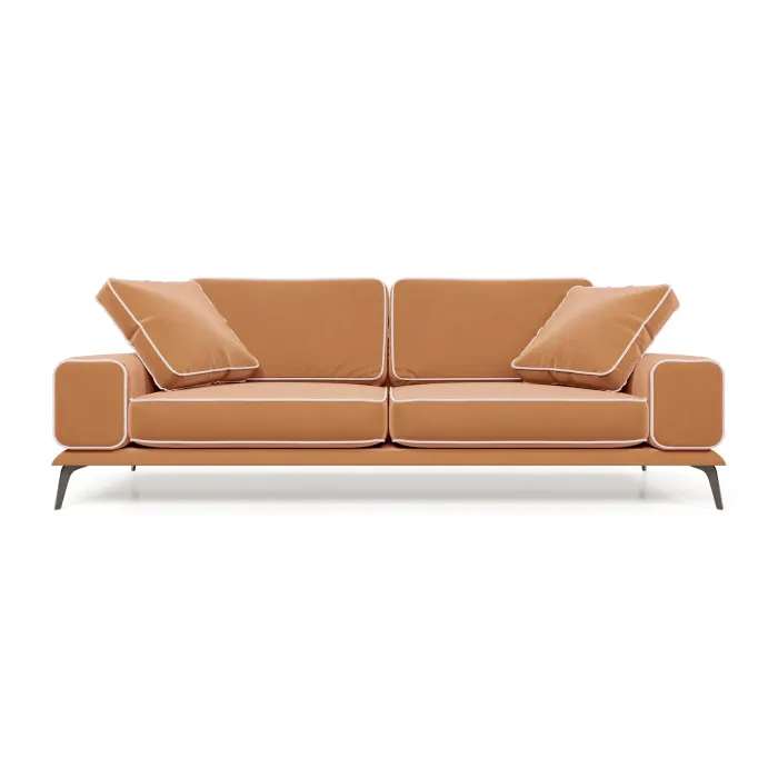 Солнечное побережье Диван прямой, персиковый