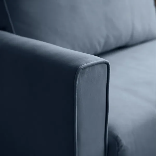 РИМИНИ Диван прямой синий