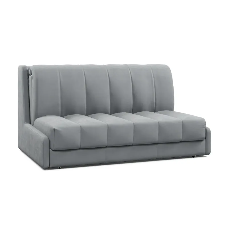 ГАРМОНИЯ СНА Кровать-диван прямой светло-серый, 160, ППУ