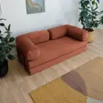 ПОЛЕЗНАЯ ПРИВЫЧКА Диван прямой, терракотовый