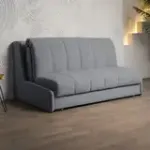 ГАРМОНИЯ СНА Кровать-диван прямой светло-серый, 160, ППУ