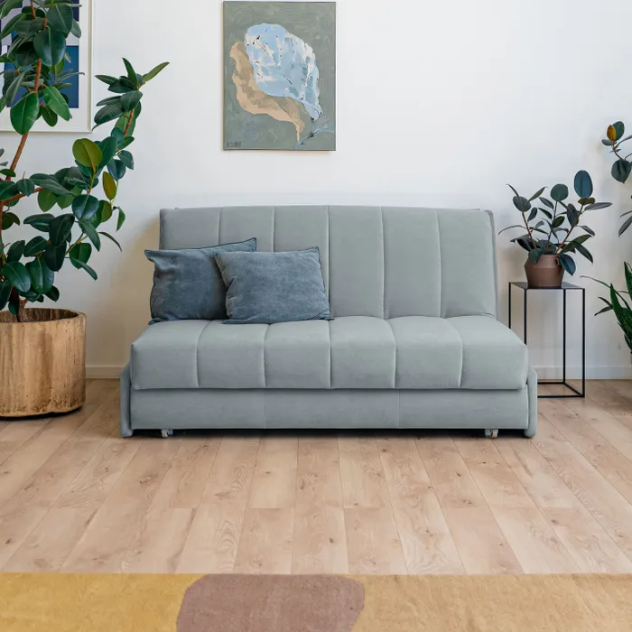 ВЕНЕЦИЯ Складная кровать светло-серая, 200